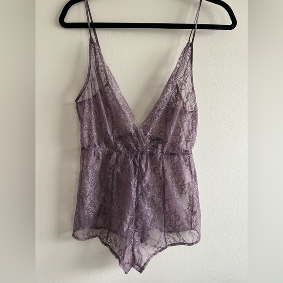 Victoria's Secret Purple Lace Chemise - Picture 2 of 8